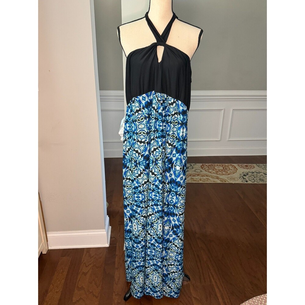 Soma Halter Top Soft Jersey Maxi Dress Sz XXL